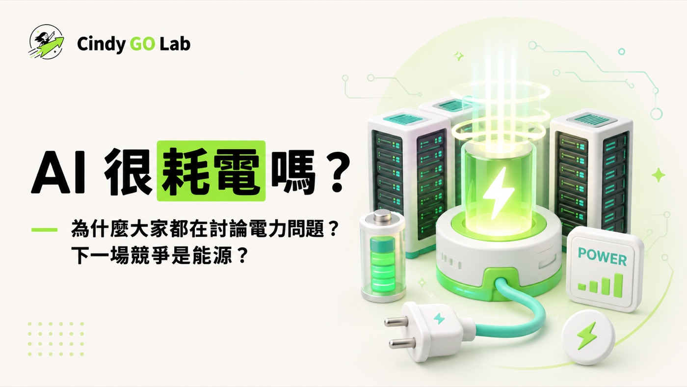 AI 很耗電嗎？為什麼大家都在討論電力問題？
