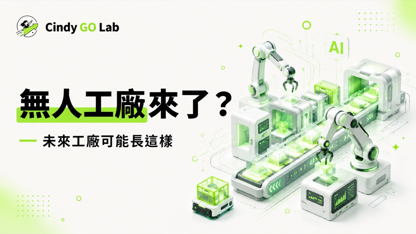 無人工廠來了？未來工廠可能長這樣